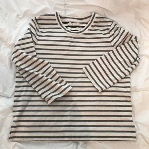 ❌SOLD ❌Madewell Striped Quarter Sleeve Top 🎪
